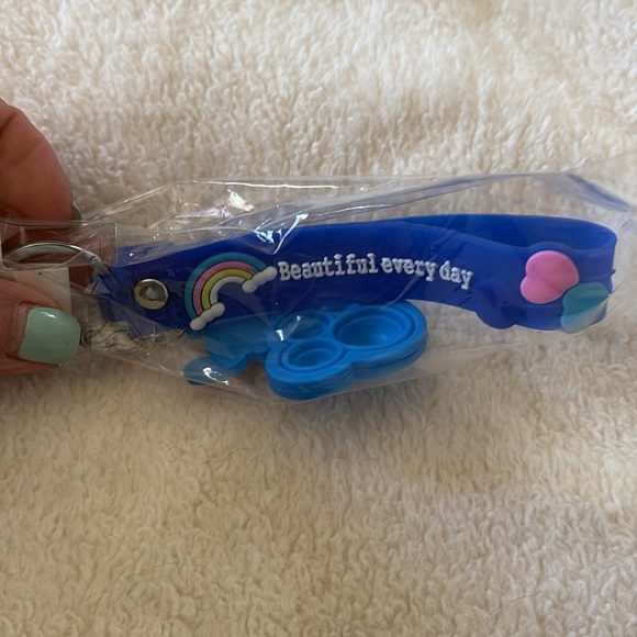 Stitch ! Blue and Pink Cartoon Character Bag Charm - Picture 2 of 2